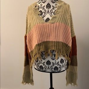 Never worn- Storia colorblock sweater